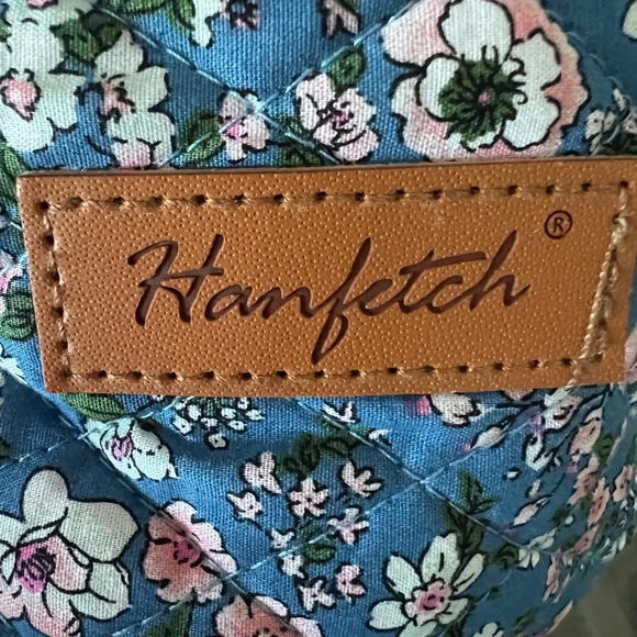 Hanfetch larger Fanny Pack blue floral - Picture 2 of 12